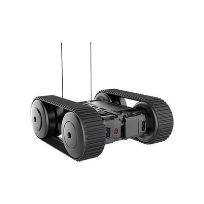 Lightweight Wheel Track Surveillance Robot With Voice Monitoring Supported
