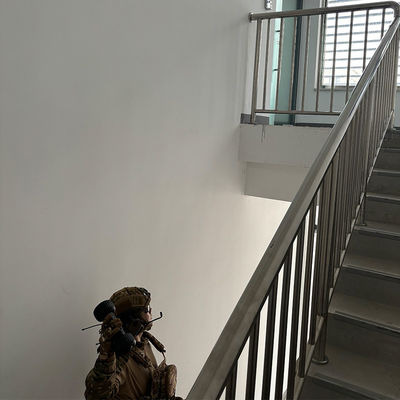 Voice Monitoring IR Auxiliary Illumination Supported Remote Reconnaissance Robot