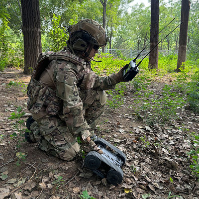 Compact And Versatile Miniature Reconnaissance Robot Remote Controlled