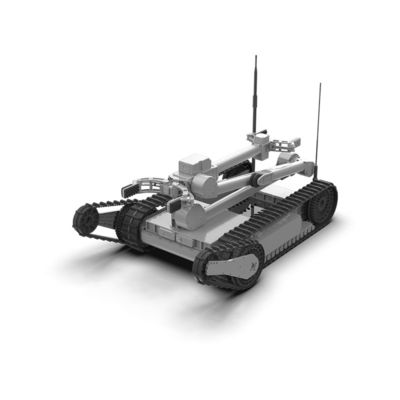 Updated Remote Control Bomb Disposal Robot With Manipulator Arm
