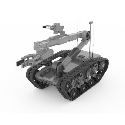 Lightweight Explosive Ordnance Disposal Robot With 35° Slope Passing Capacity