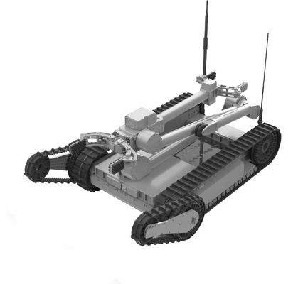 Remote 3D Intelligent Hound-II EOD Robot For Transferring Dangerous Objects