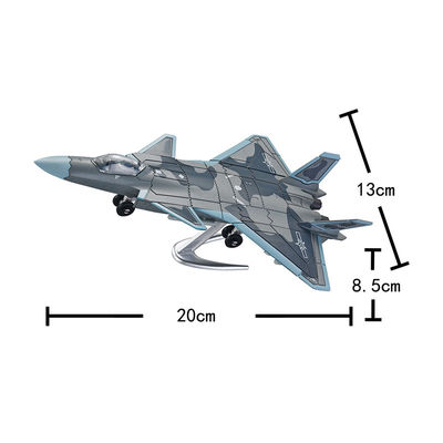 1:100 Scale J20 Stealth Fighter Model - 23 - 28, Color - Boxed, 120pcs/Carton