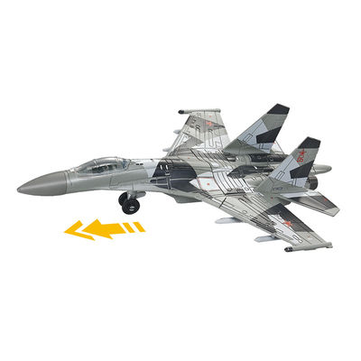 1:100 Precision - Cast SU35 Multirole Fighter Model with Perfect 24.517.55cm Dimensions