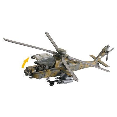 1:72 Scale Apache Attack Helicopter Model - 24 - 6, Color - Boxed, 72pcs/Carton
