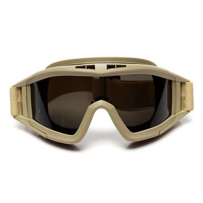 Desert Tactical Goggles-Special Forces- style Protective Eyewear for Military Enthusiasts Ideal for Outdoor Cycling Windproof Anti - fog and Shock-resistant Design