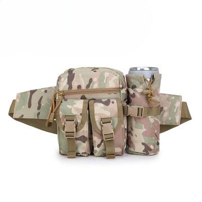 Fanny Pack Men'S Multi-Functional Sports Waterproof Small Fanny Pack Kettle Satchel Outdoor Riding Fishing Travel Kit