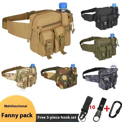 Fanny Pack Men'S Multi-Functional Sports Waterproof Small Fanny Pack Kettle Satchel Outdoor Riding Fishing Travel Kit