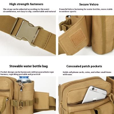 Fanny Pack Men'S Multi-Functional Sports Waterproof Small Fanny Pack Kettle Satchel Outdoor Riding Fishing Travel Kit