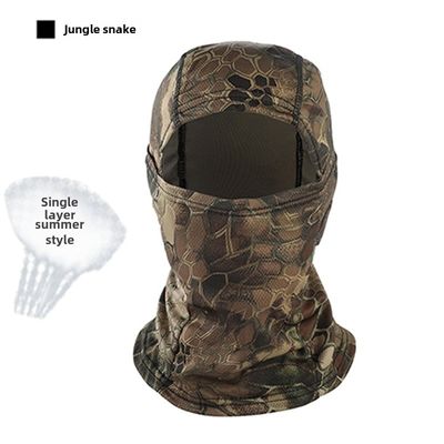 Ice Silk Dust Mask Outdoor Riding Scarf Cover Face Protection Breathable Sun Protection Windproof Motorcycle camouflage headgear