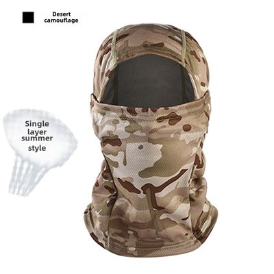 Ice Silk Dust Mask Outdoor Riding Scarf Cover Face Protection Breathable Sun Protection Windproof Motorcycle camouflage headgear
