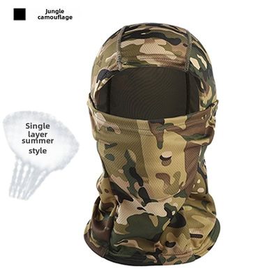Ice Silk Dust Mask Outdoor Riding Scarf Cover Face Protection Breathable Sun Protection Windproof Motorcycle camouflage headgear