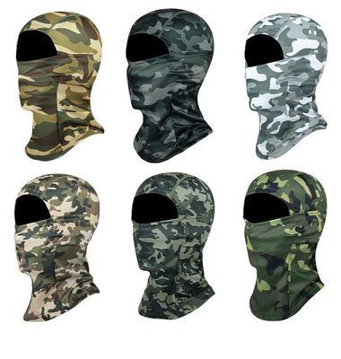 Ice Silk Dust Mask Outdoor Riding Scarf Cover Face Protection Breathable Sun Protection Windproof Motorcycle camouflage headgear