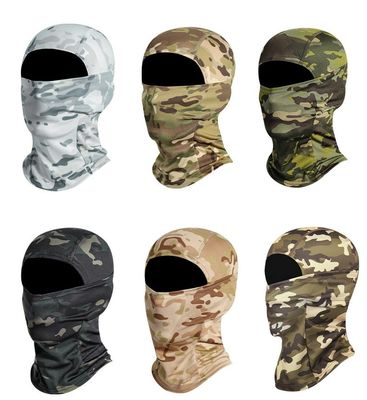 Ice Silk Dust Mask Outdoor Riding Scarf Cover Face Protection Breathable Sun Protection Windproof Motorcycle camouflage headgear