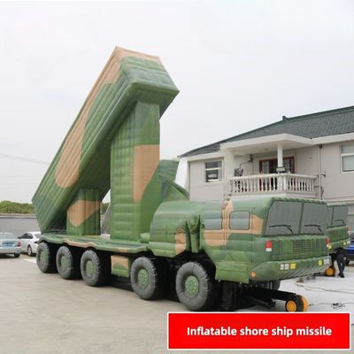 Shore Ship Missile Vehicle 2 Inflatable Large Flower Camouflage 1 To 1 Customized Oxford Cloth