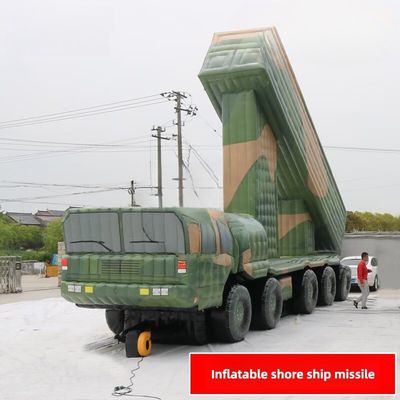 Shore Ship Missile Vehicle 2 Inflatable Large Flower Camouflage 1 To 1 Customized Oxford Cloth