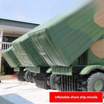 Shore Ship Missile Vehicle 2 Inflatable Large Flower Camouflage 1 To 1 Customized Oxford Cloth