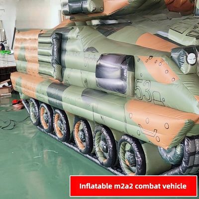 M2A2 Infantry Chariot Inflatable Jungle Big Flower 1/1 Customized Product Clip Mesh