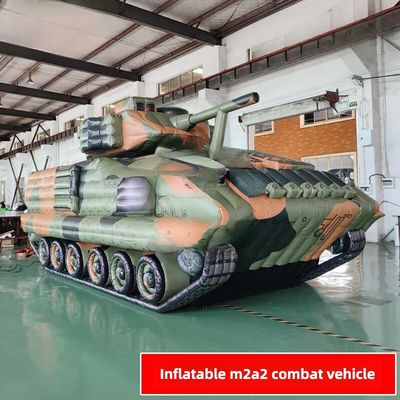 M2A2 Infantry Chariot Inflatable Jungle Big Flower 1/1 Customized Product Clip Mesh