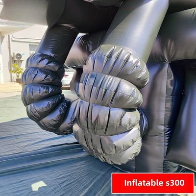 Field Military Training Simulation Inflatable False Target Outdoor Simulation Exercise Camouflage Model S300 Missile Vehicle Inflatable Dual Form March + Launch 1:1 Customized Clip Mesh