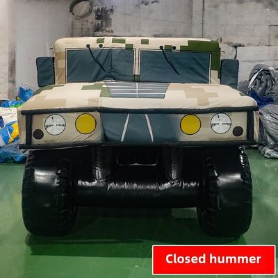 False Large Scale Field Training Simulation Target Model Outdoor Exercise Simulation Of Warrior Car Hummer Car Closed Air Desert Camouflage Closed Air Special Air Pump 800W