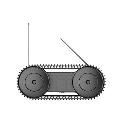 Remote Control Compact Surveillance Robot On Tracks With Voice Monitoring