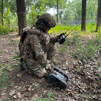 Small Miniature Reconnaissance Robot with IR auxiliary illumination Supported
