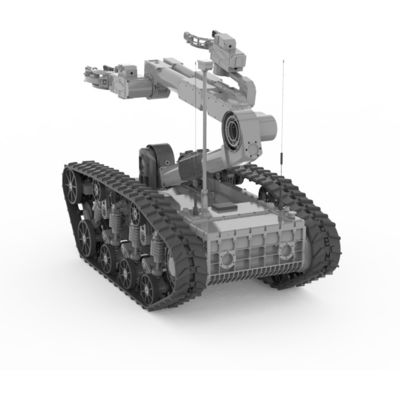 Medium Sized EOD Robot For Efficient Bomb Disposal Operations