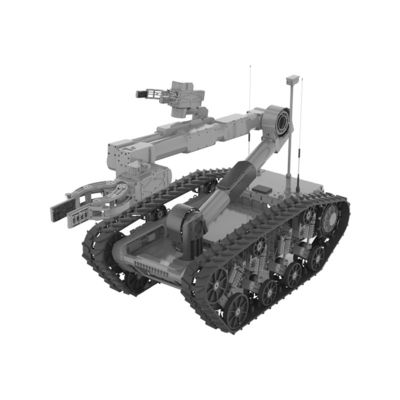 35° Maximum Slope Passing Capacity Medium Sized EOD Robot