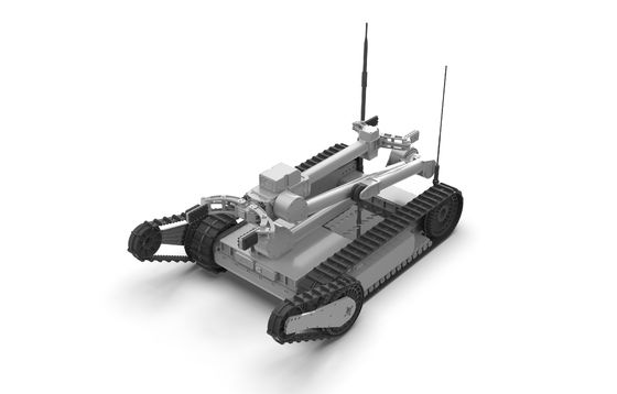 Remote 3D Intelligent Hound-II EOD Robot For Transferring Dangerous Objects