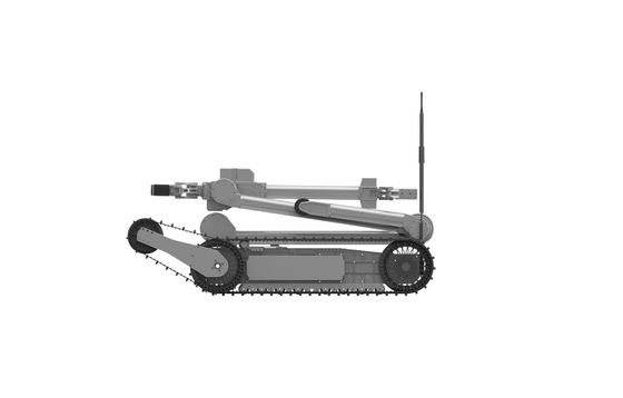 Remote 3D Intelligent Hound-II EOD Robot For Transferring Dangerous Objects