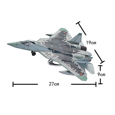 1:72 Scale Highly Detailed SU57 Heavy Fighter Model - Ideal for Military Enthusiasts' Collections