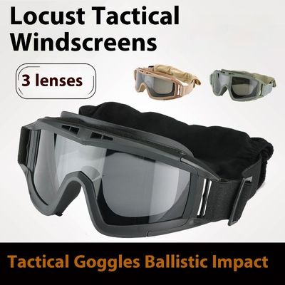 Desert Tactical Goggles-Special Forces- style Protective Eyewear for Military Enthusiasts Ideal for Outdoor Cycling Windproof Anti - fog and Shock-resistant Design
