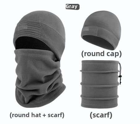 Fleece hats men and women winter windproof warm mask outdoor skiing riding neck cover electric vehicle headgear ear cap