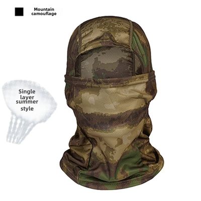Ice Silk Dust Mask Outdoor Riding Scarf Cover Face Protection Breathable Sun Protection Windproof Motorcycle camouflage headgear