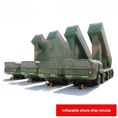 Shore Ship Missile Vehicle 2 Inflatable Large Flower Camouflage 1 To 1 Customized Oxford Cloth
