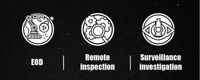 Średni robot EOD z ramieniem współrzędnym X-Y-Z do precyzyjnego usuwania 8